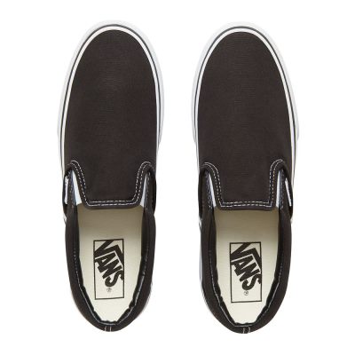 Vans Classic Slip-On Platform - Kadın Platform Ayakkabı (Siyah)